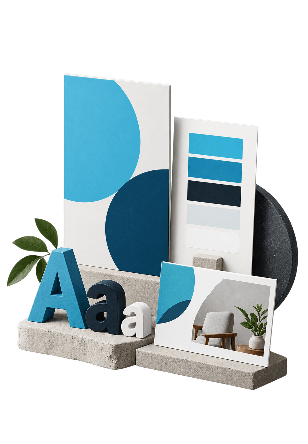 3D illustration for Brand identity