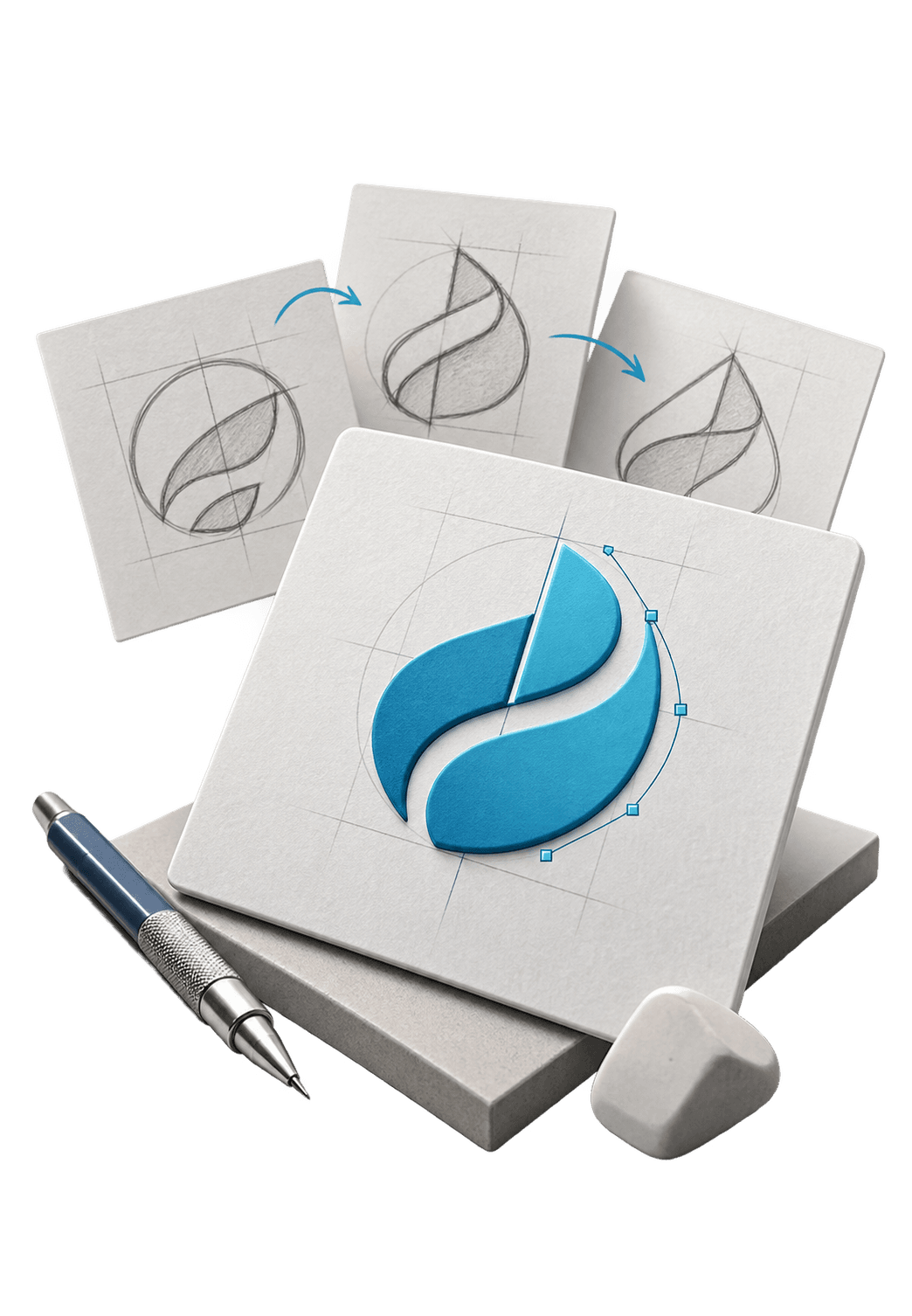 3D illustration for Logo design
