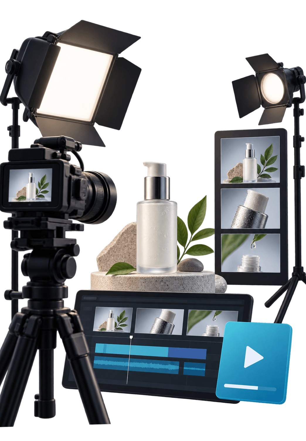 3D illustration for Video ads