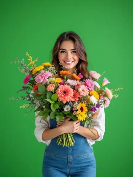 Portrait for a florist