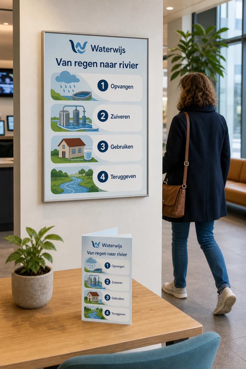 Een infographic op groot formaat