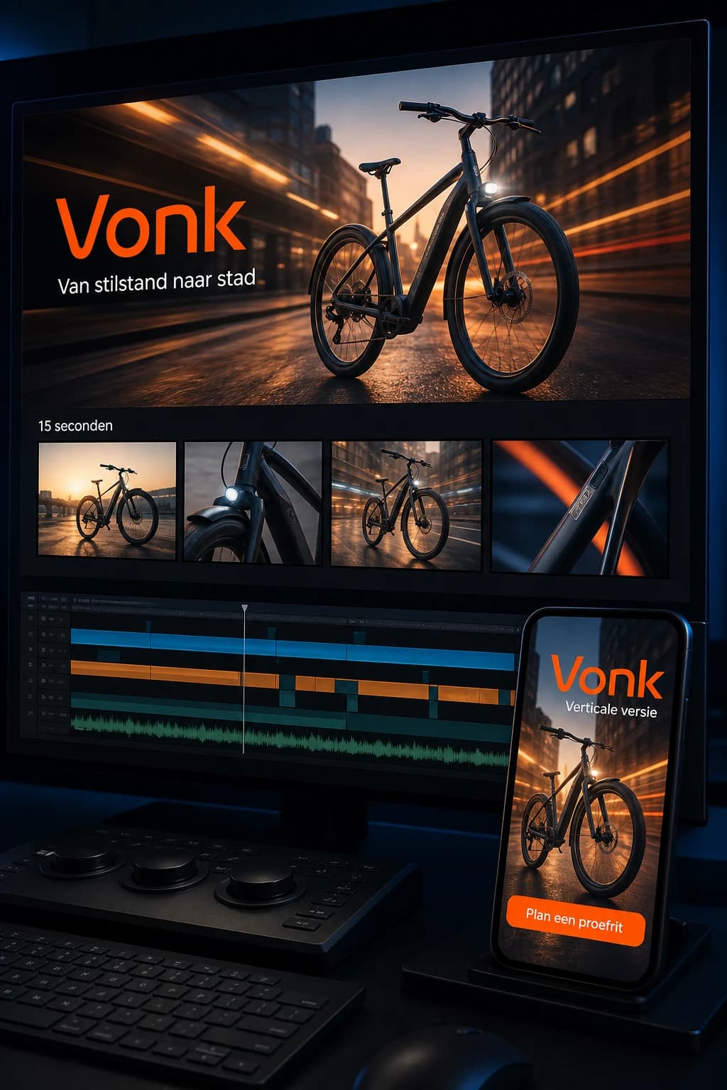 Een product in een merkfilm