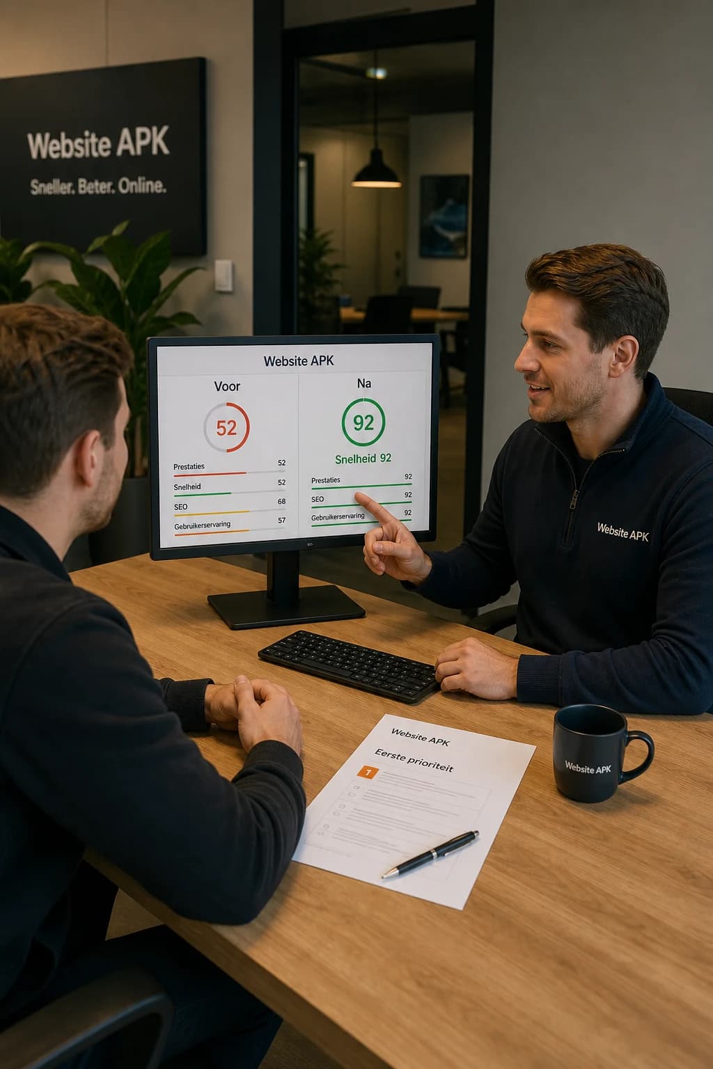 Het rapport bespreken