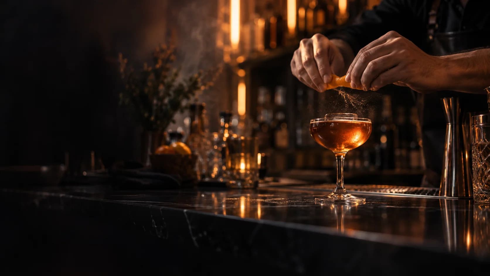 Atmosphere image for a cocktail bar