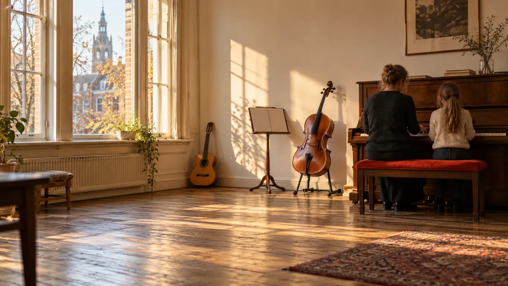 Sfeerbeeld voor een muziekschool