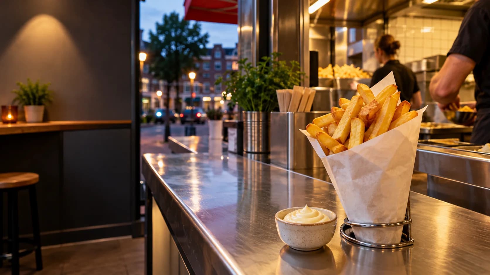 Sfeerbeeld voor een snackbar
