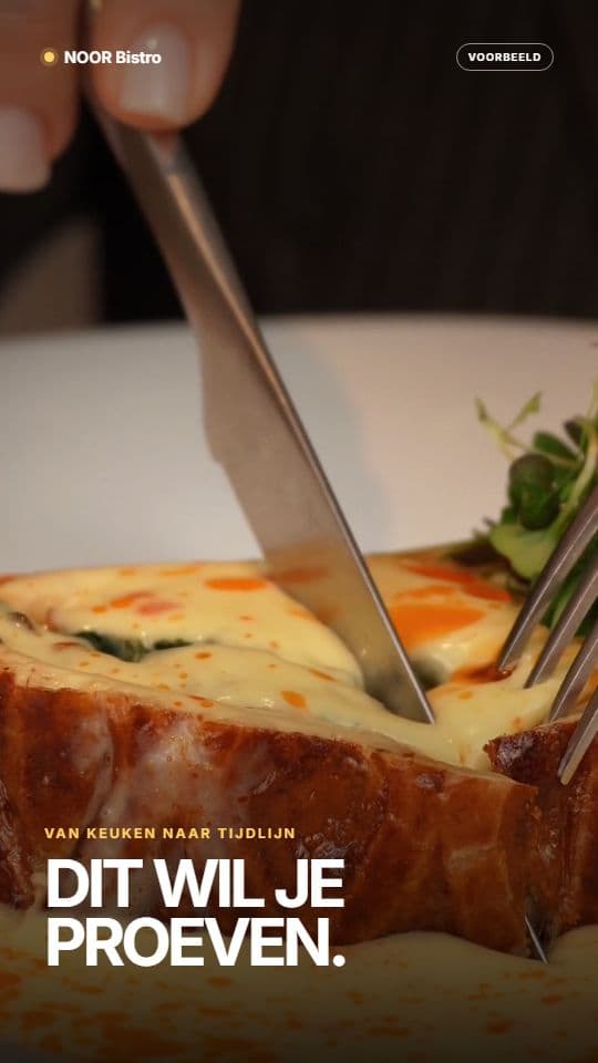 Example of video ads: Horeca in beeld
