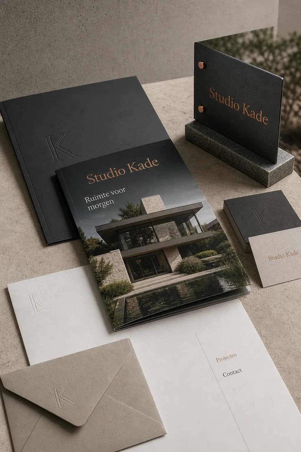 Example of print design: Een complete reeks drukwerk