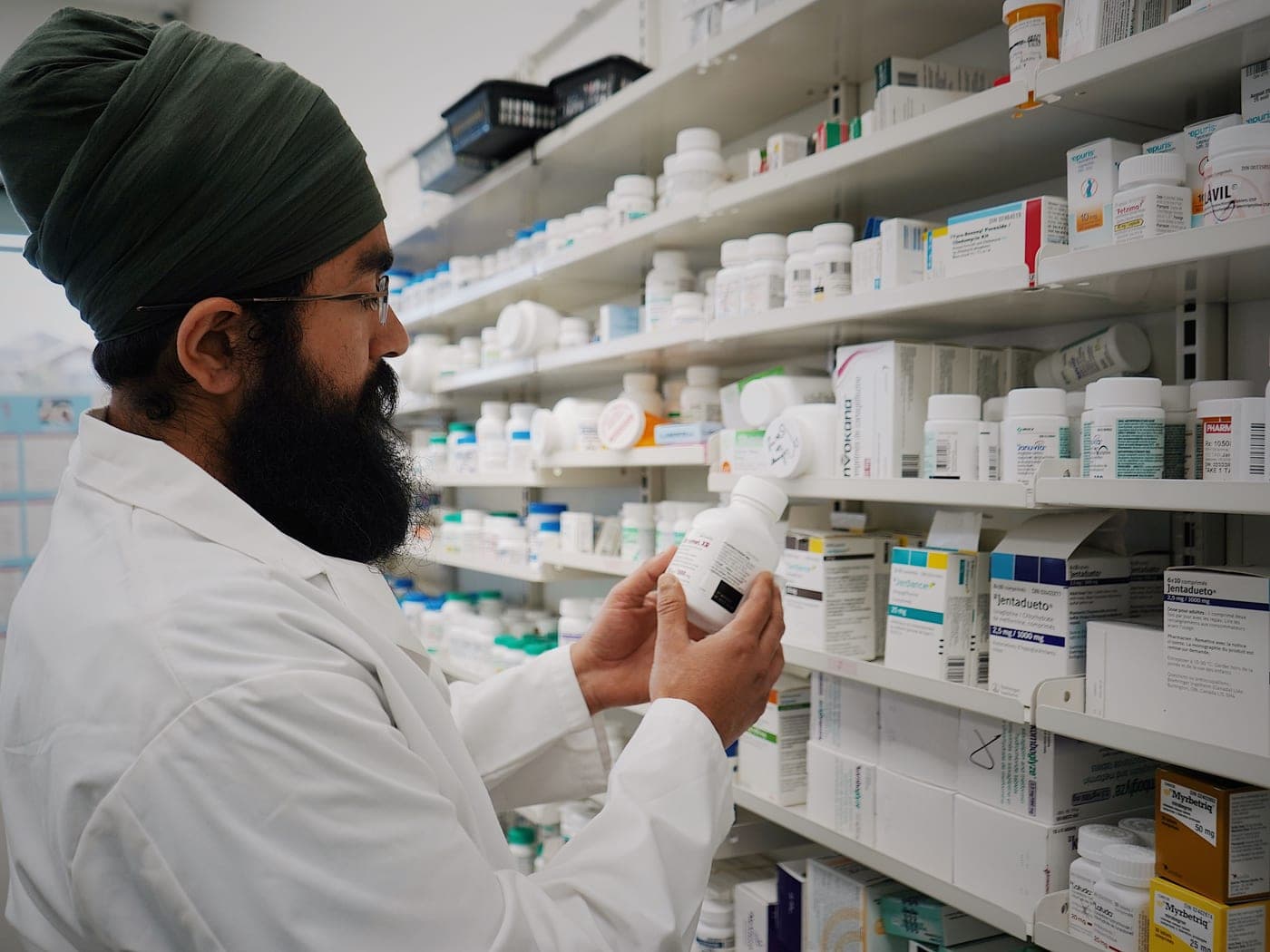 Impressiedetail for a pharmacy