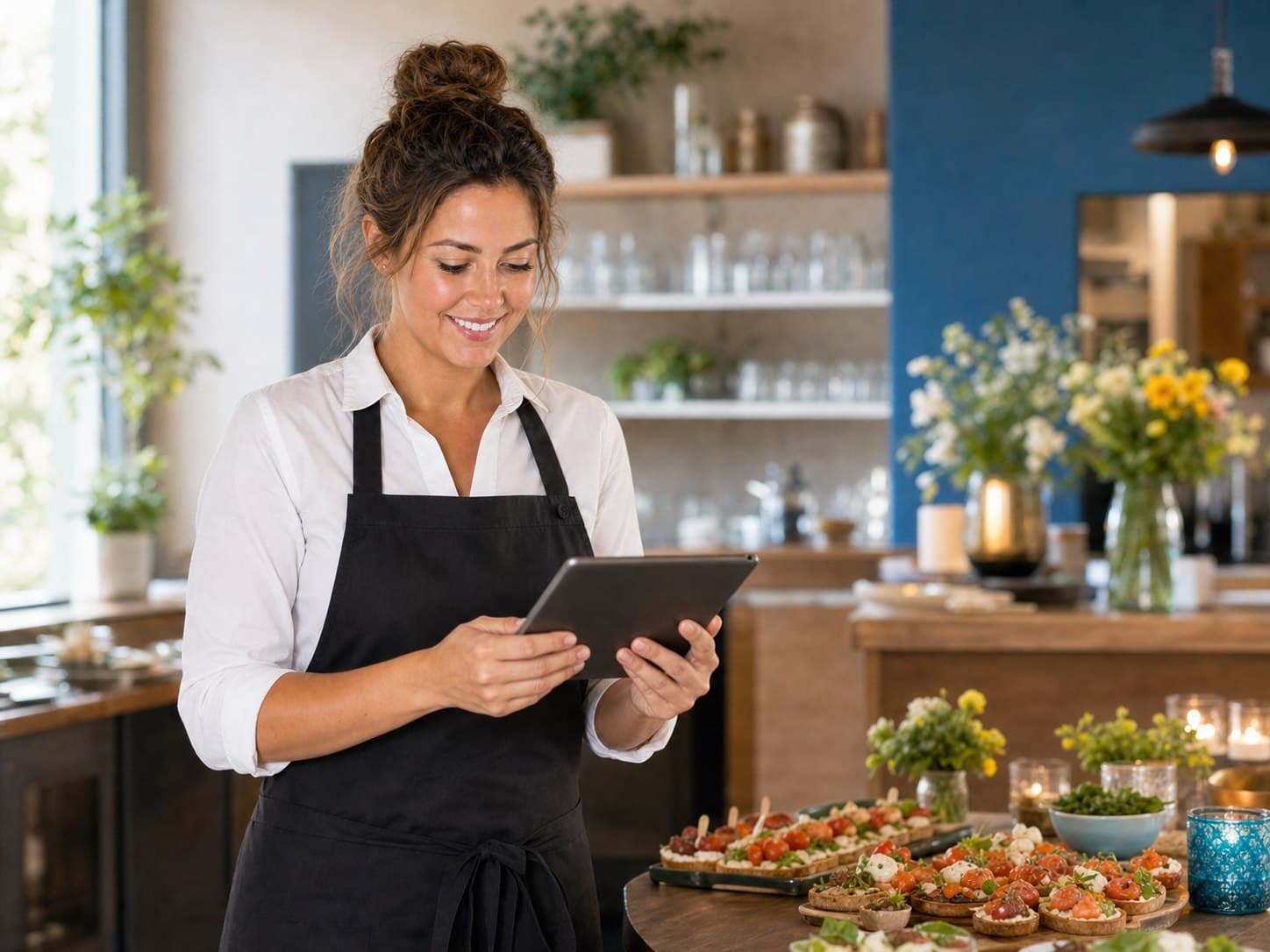 CTA beeld for a catering company