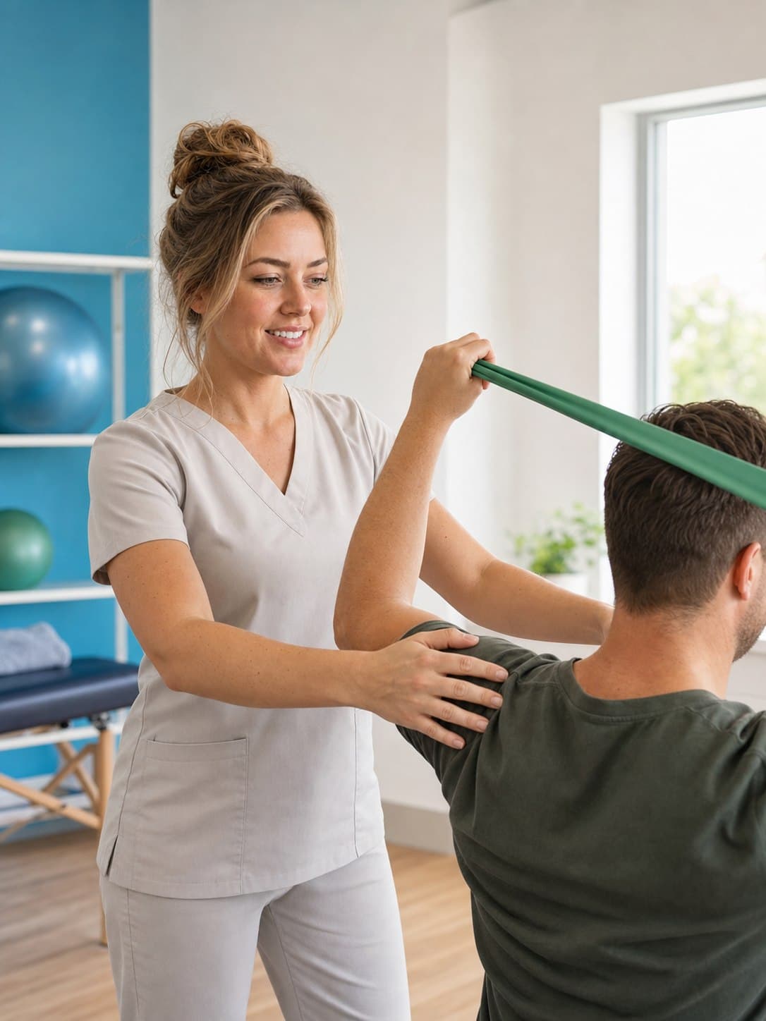 Impressiefoto for a physiotherapist