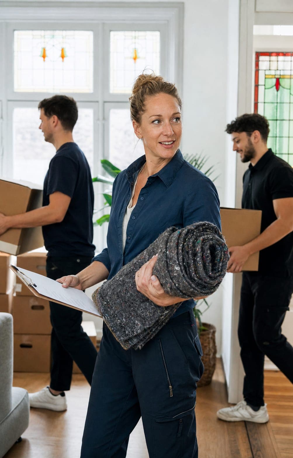 Impressiefoto for a moving company