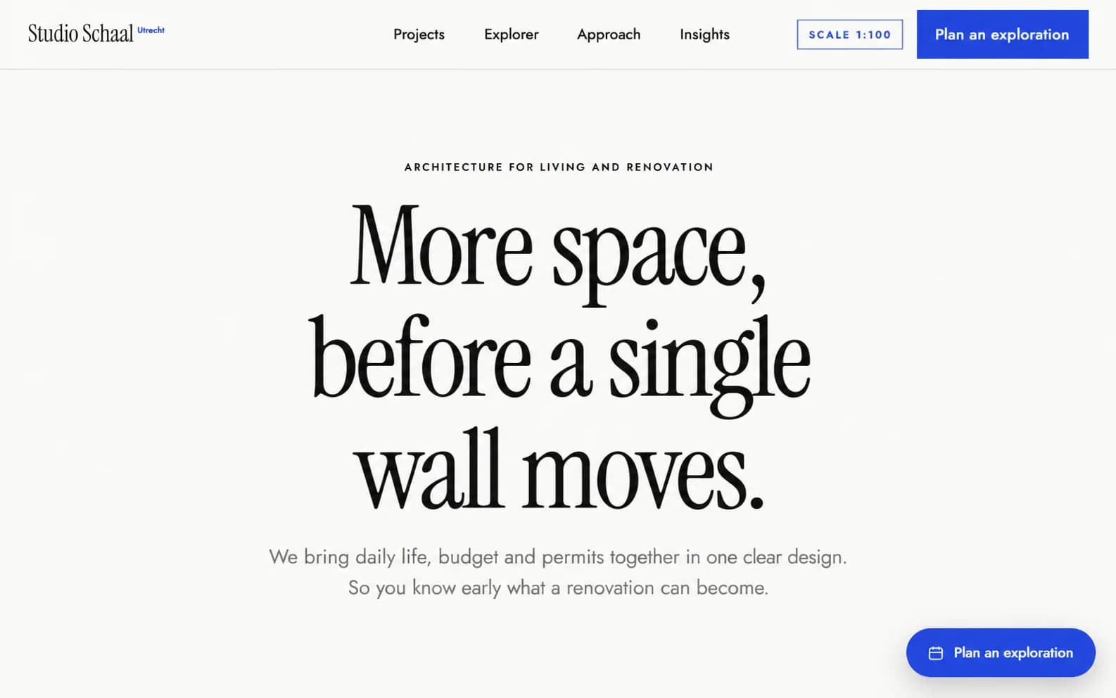 Example site Studio Schaal