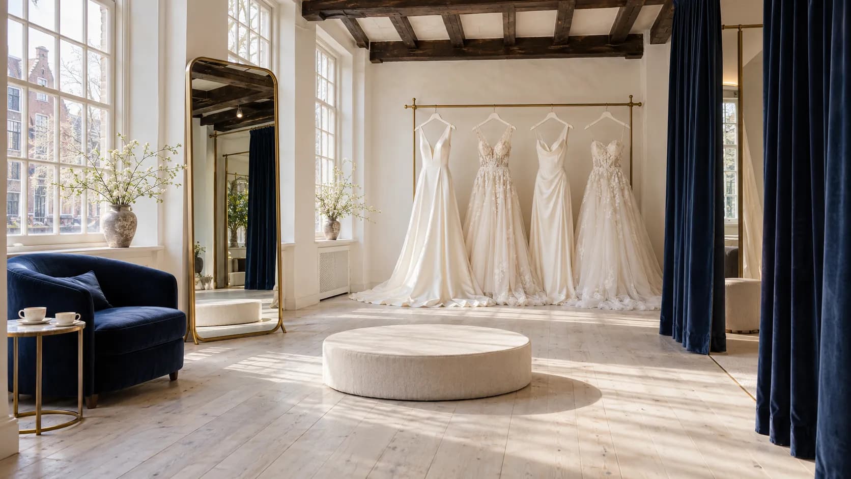 Atmosphere image for a bridal shop