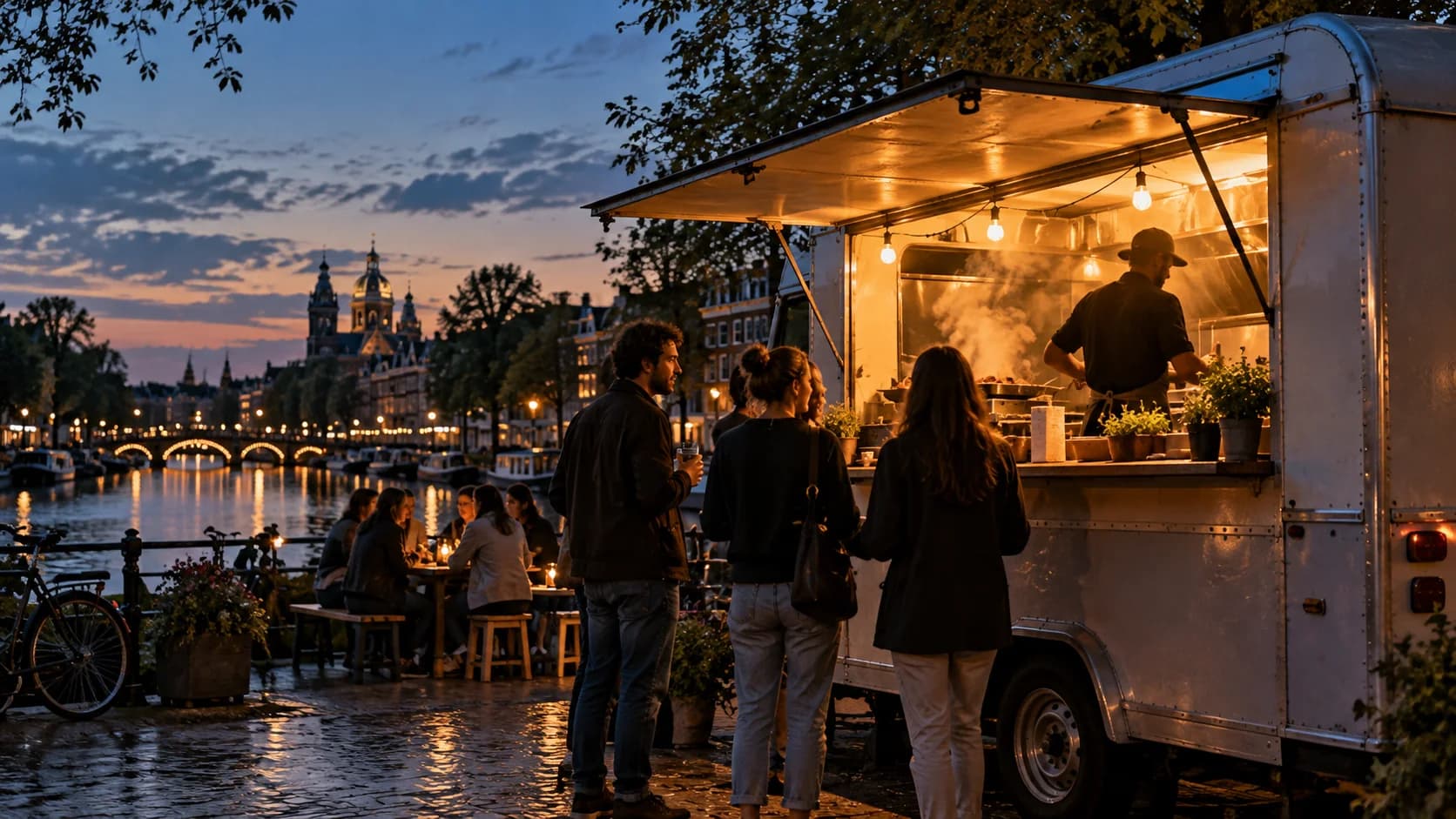 Sfeerbeeld voor een foodtruck