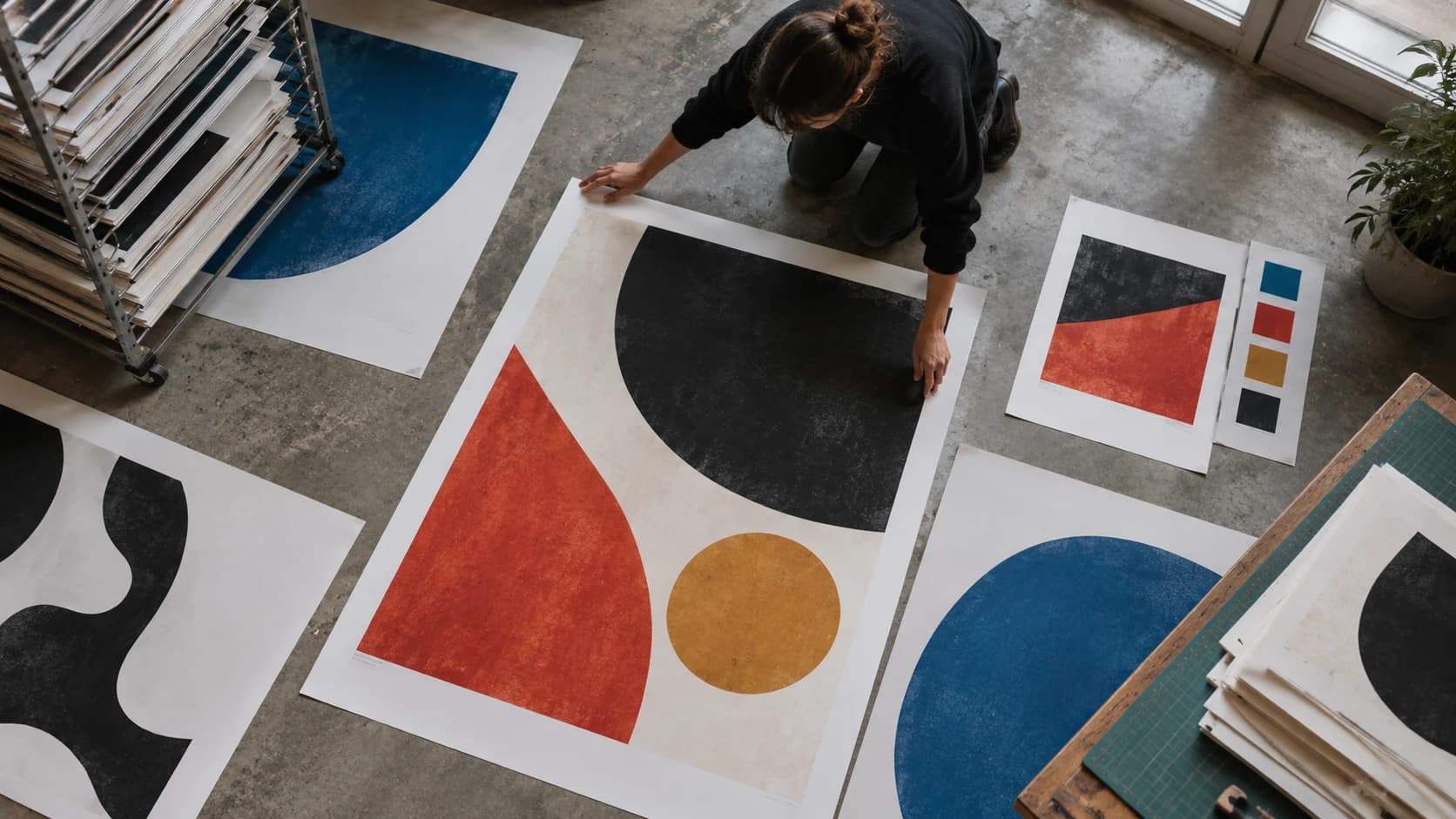 Sfeerbeeld voor een ontwerpstudio