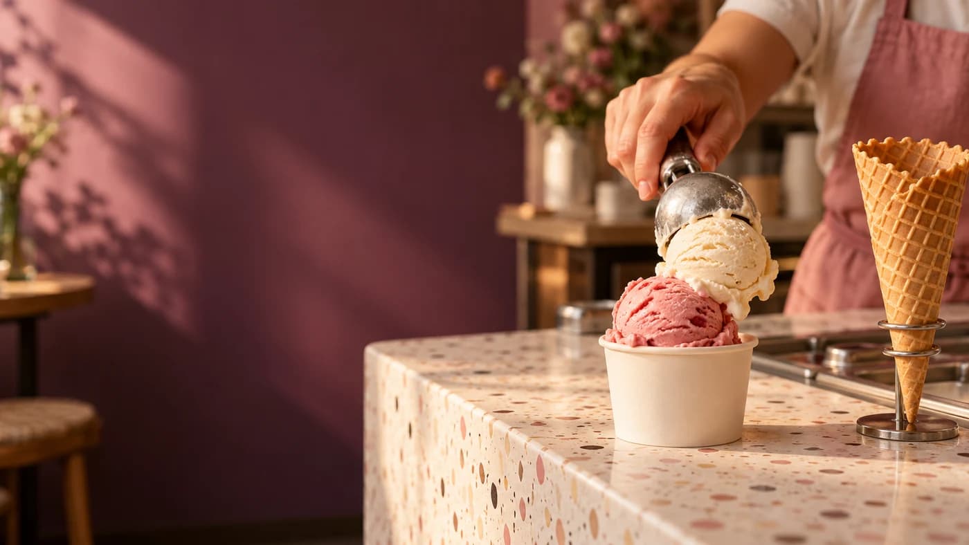 Atmosphere image for a ice cream shop