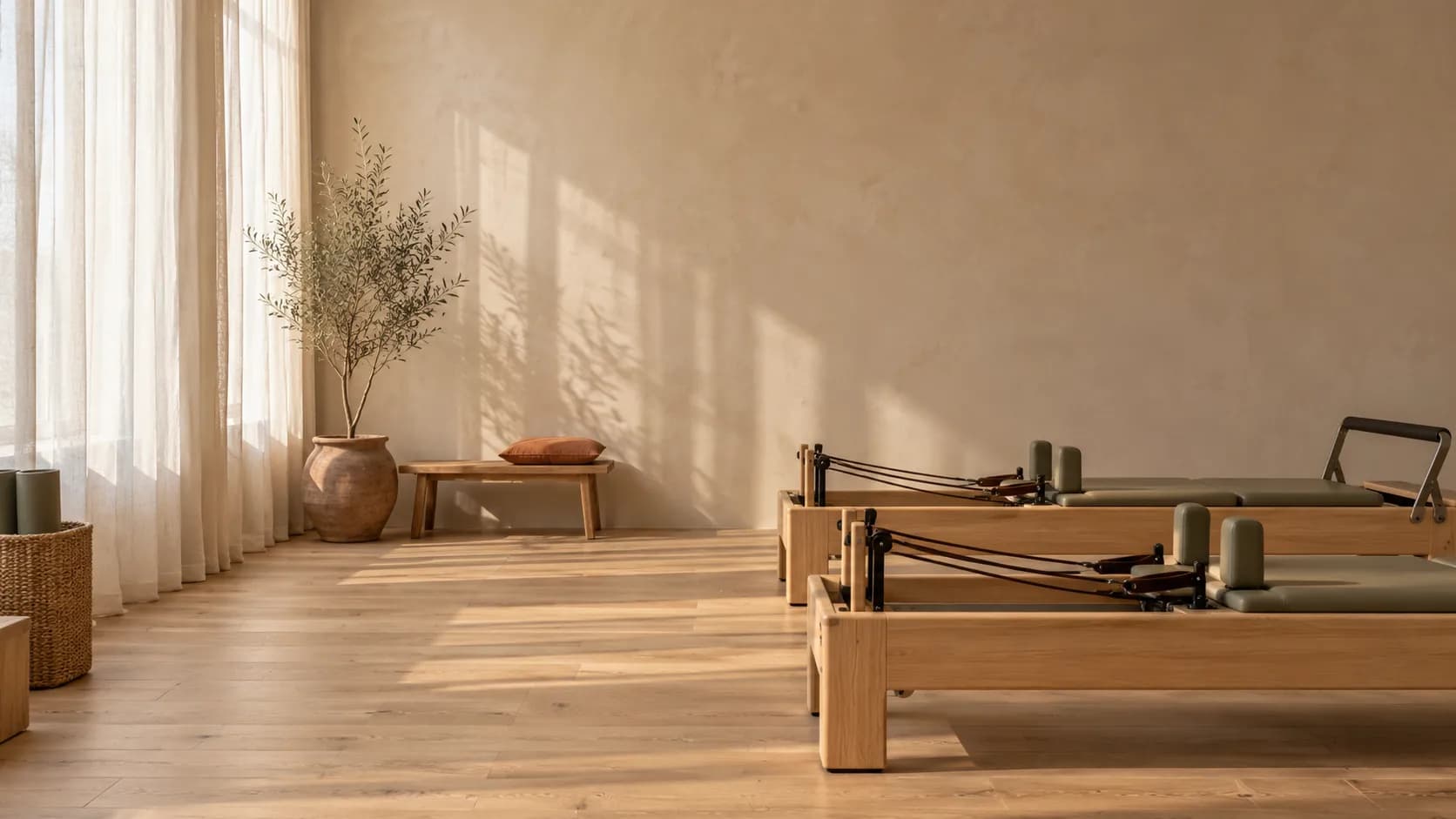 Sfeerbeeld voor een pilatesstudio
