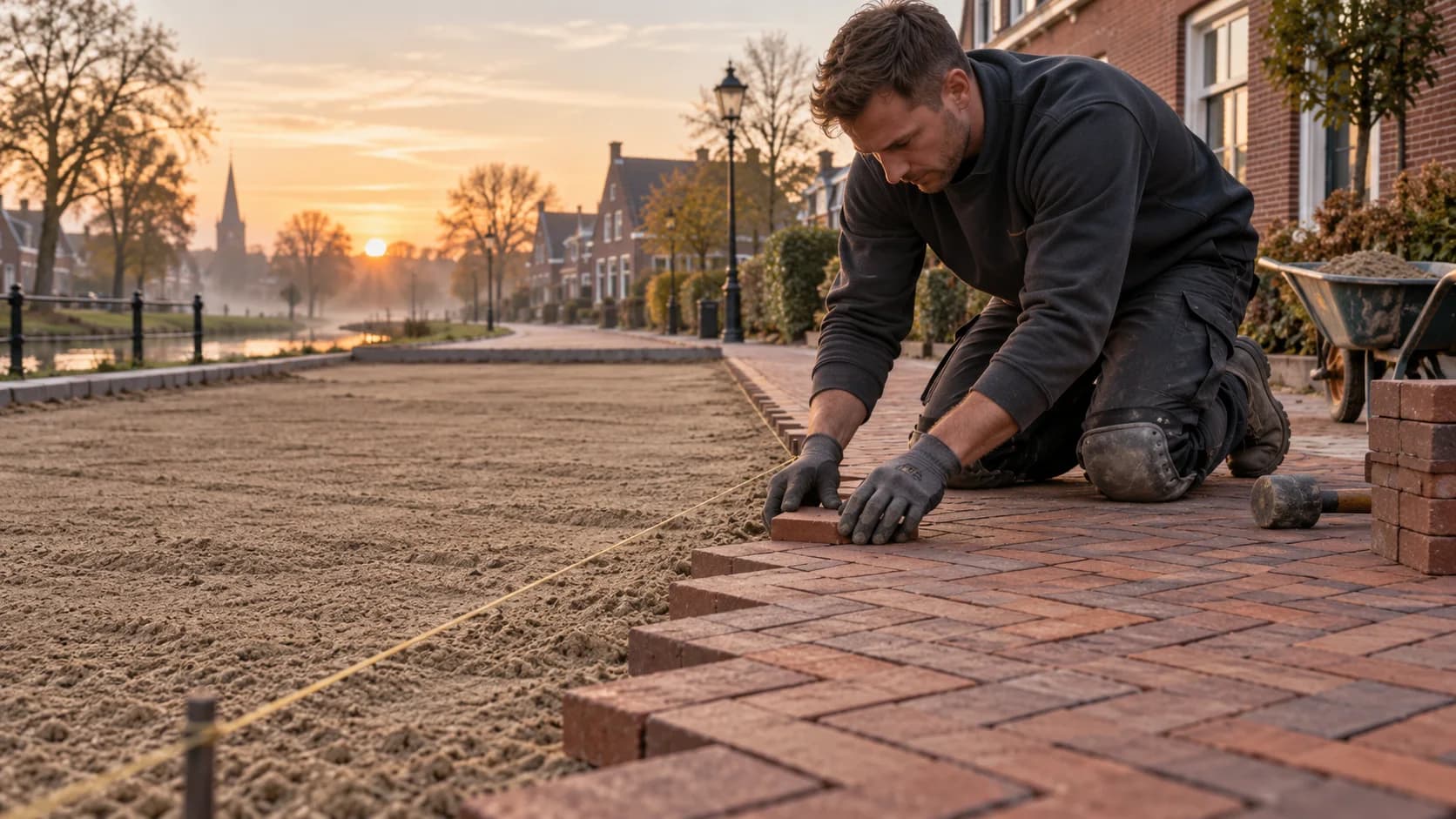 Atmosphere image for a paving contractor
