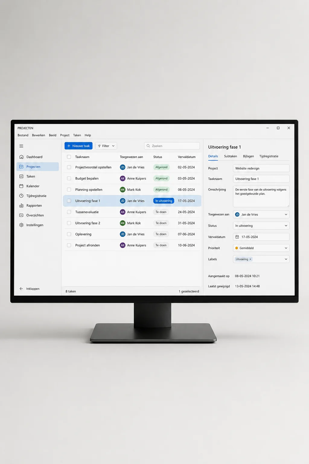 Voorbeeld van windows- & desktop-app