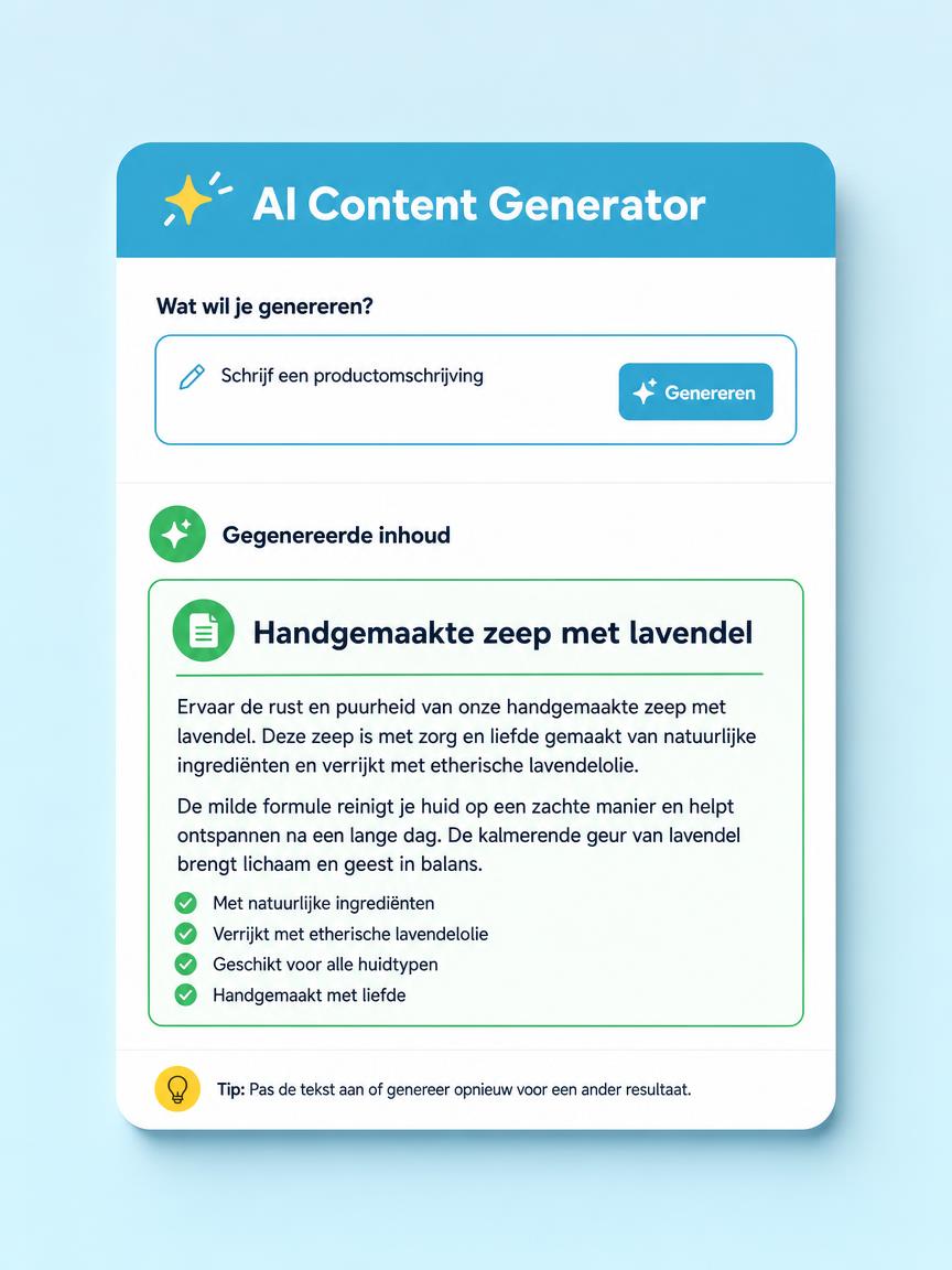 Voorbeeld Interne AI-kennisassistent