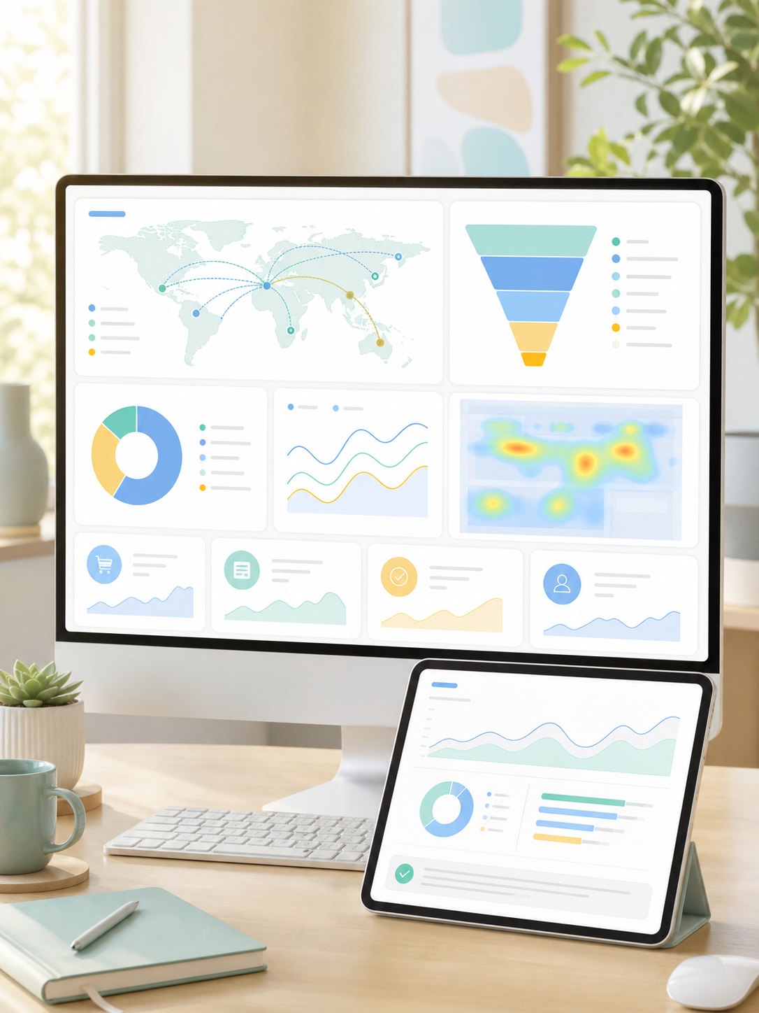 Illustratie van analytics door mediasimpel