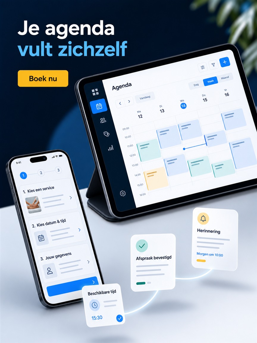 Illustratie van booking door mediasimpel
