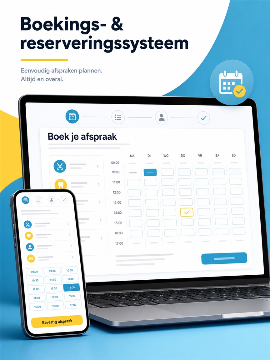 Voorbeeld Reserveringssysteem op maat