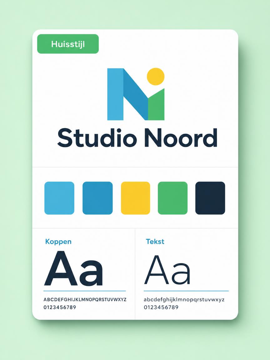 Voorbeeld Brand identity