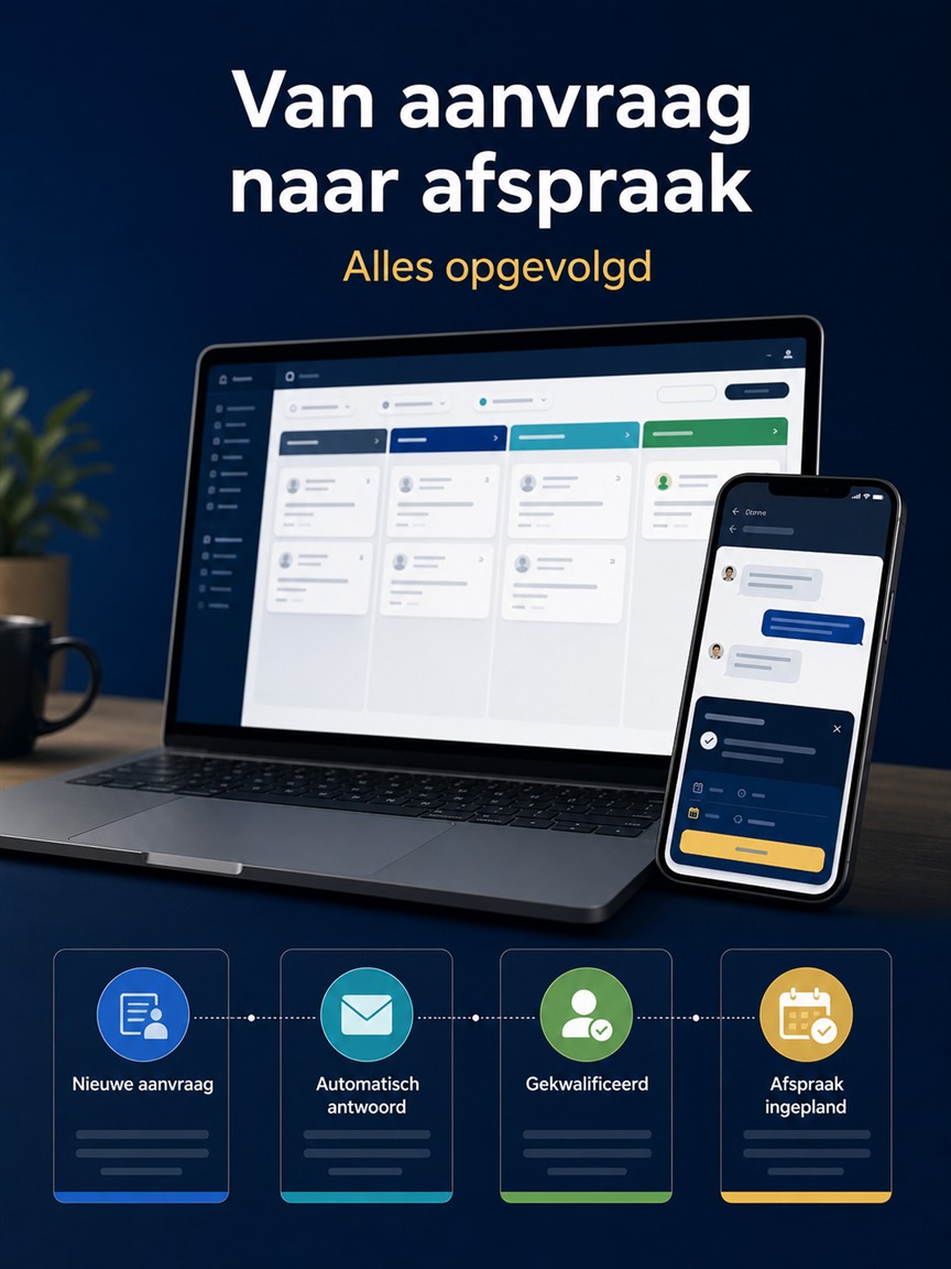 Illustratie van crm door mediasimpel