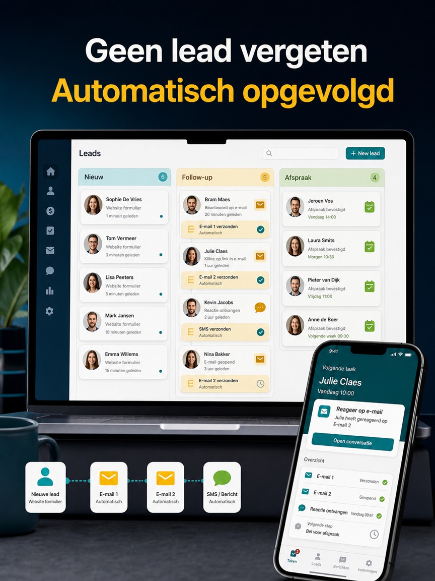 Voorbeeld Volledig maatwerk CRM-platform