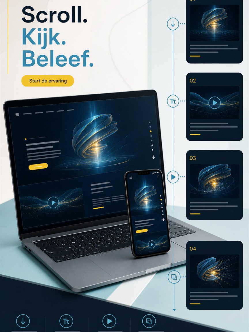 Illustratie van dynamisch door mediasimpel
