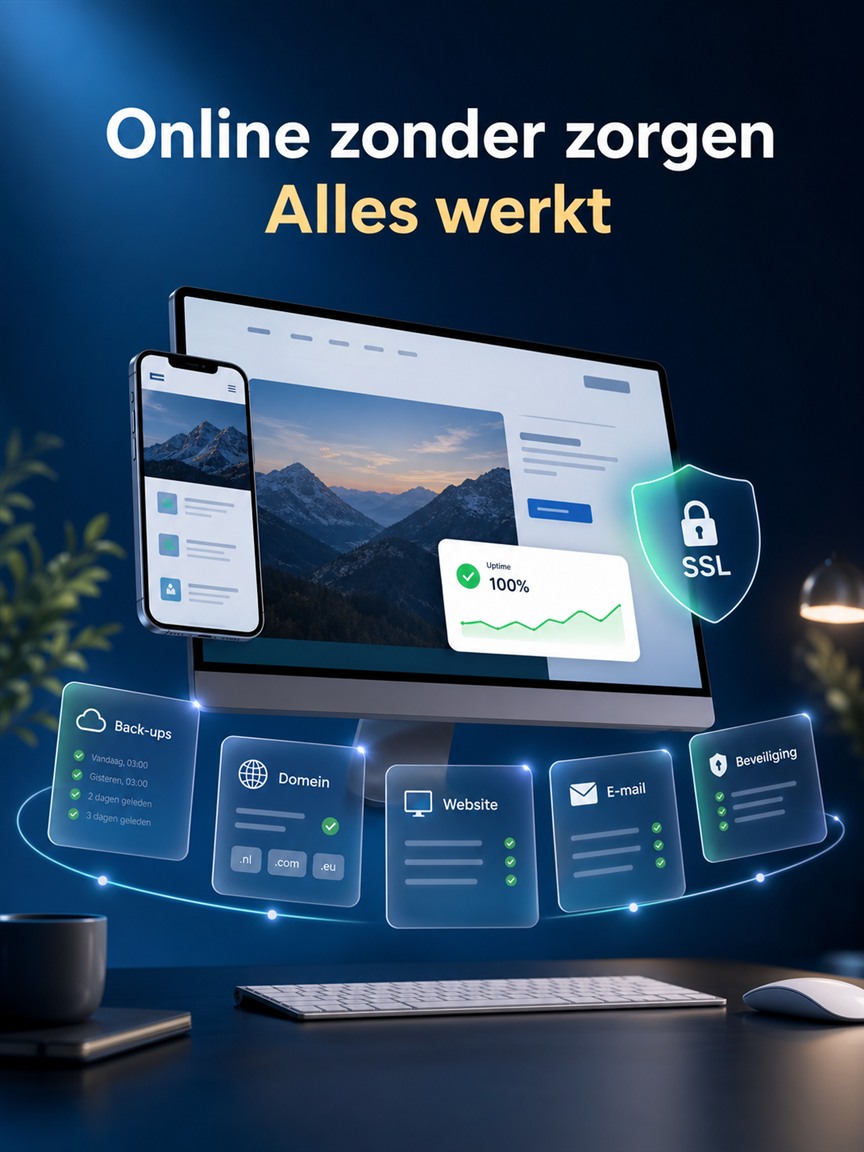 Illustratie van hosting door mediasimpel