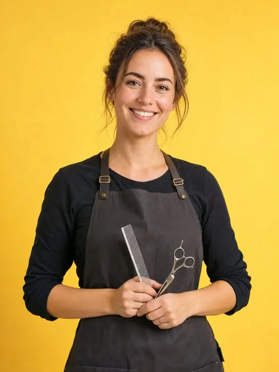 Portret voor hondentrimsalon
