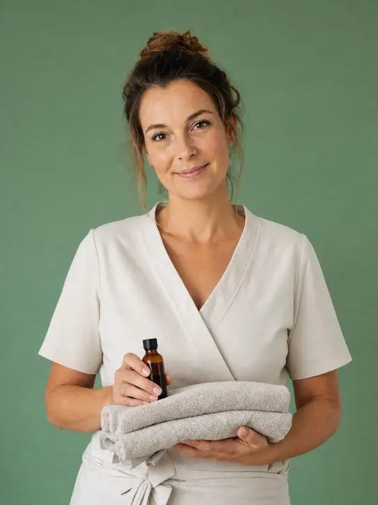 Portret voor massagepraktijk