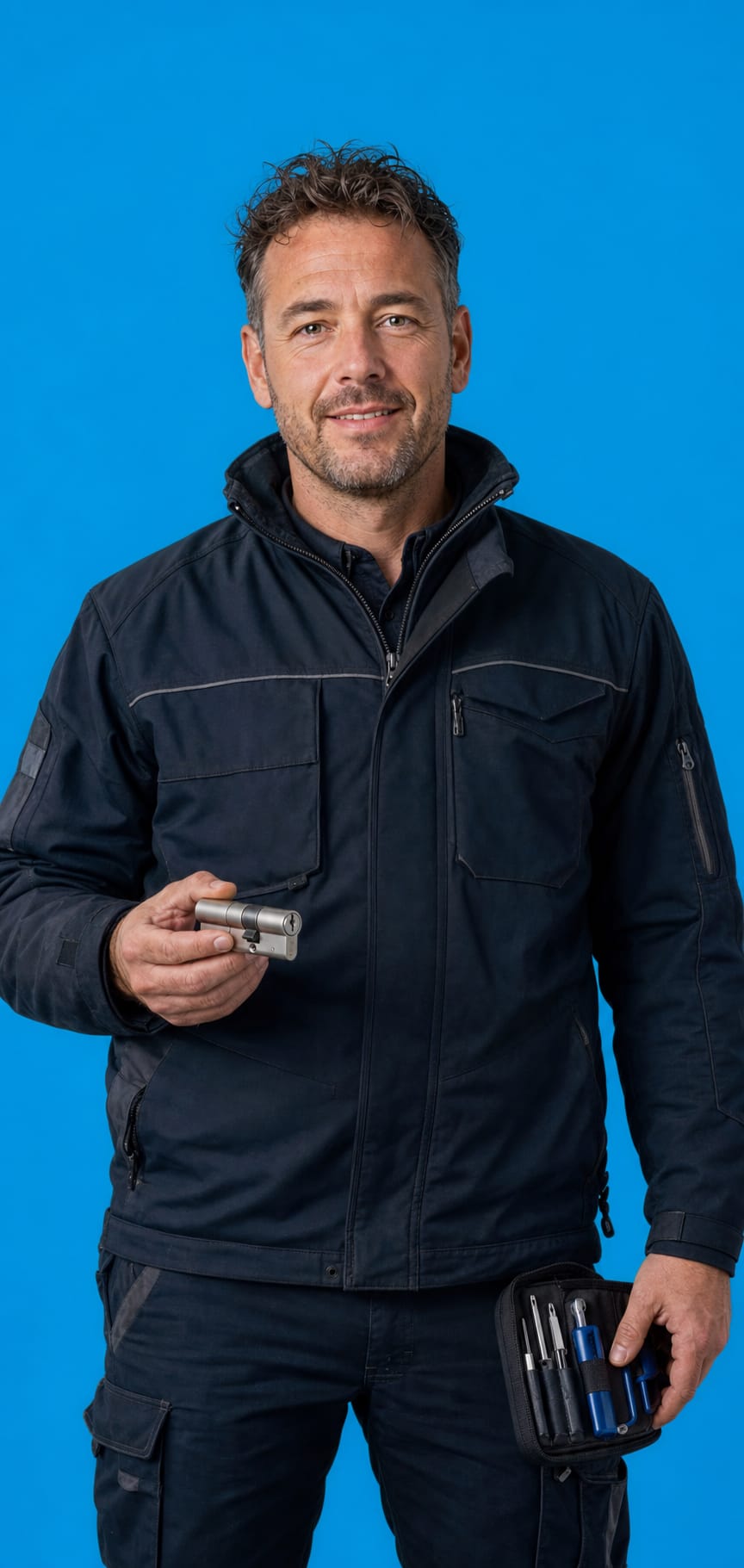 Portret voor slotenmaker