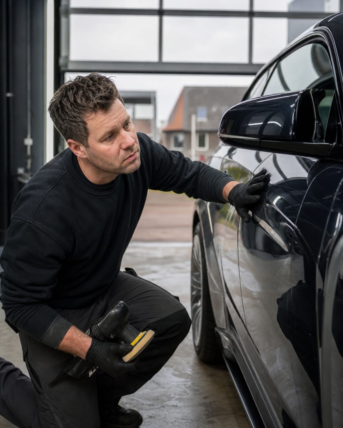 Impressiefoto voor autodetailingbedrijf