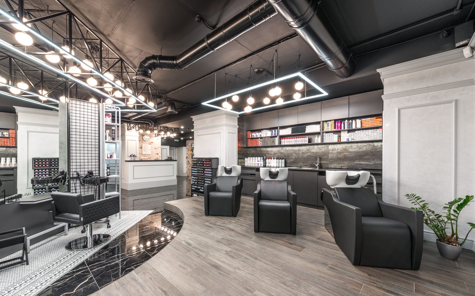 Impressiefoto voor barbershop