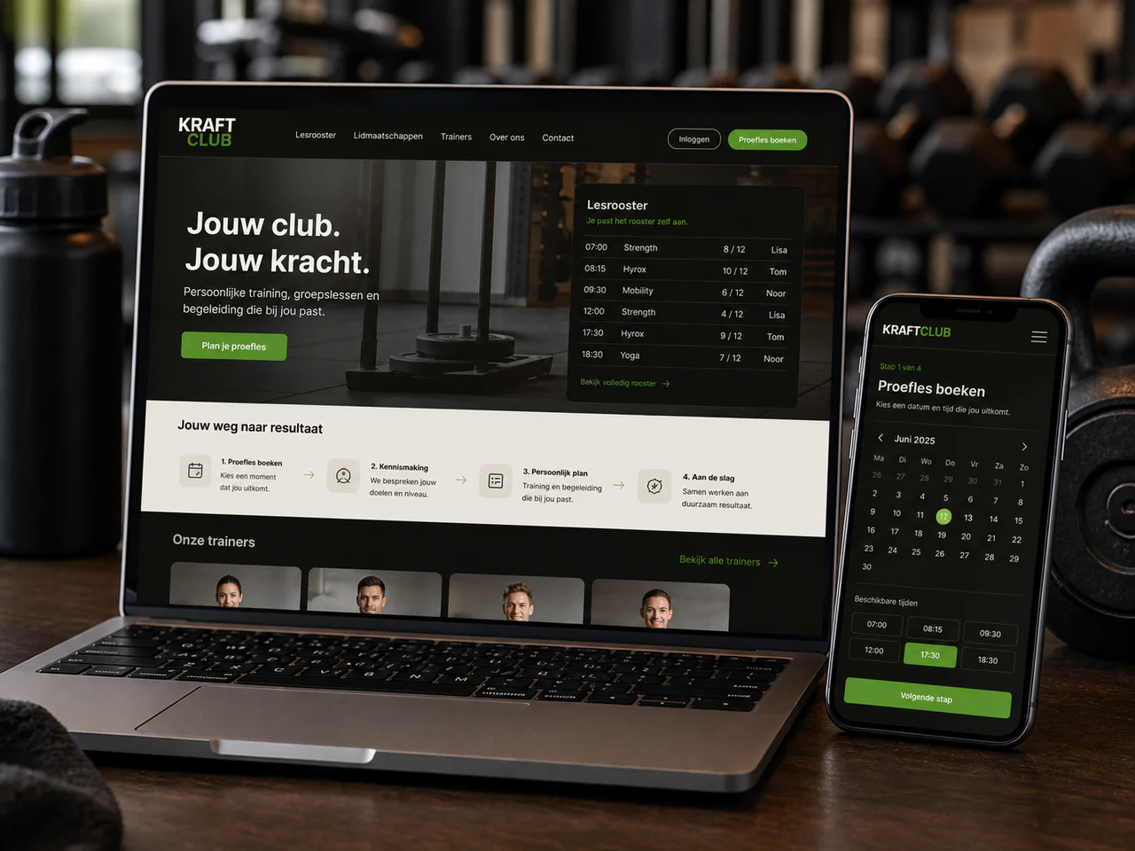 Slimme klantreis voor fitnessclub