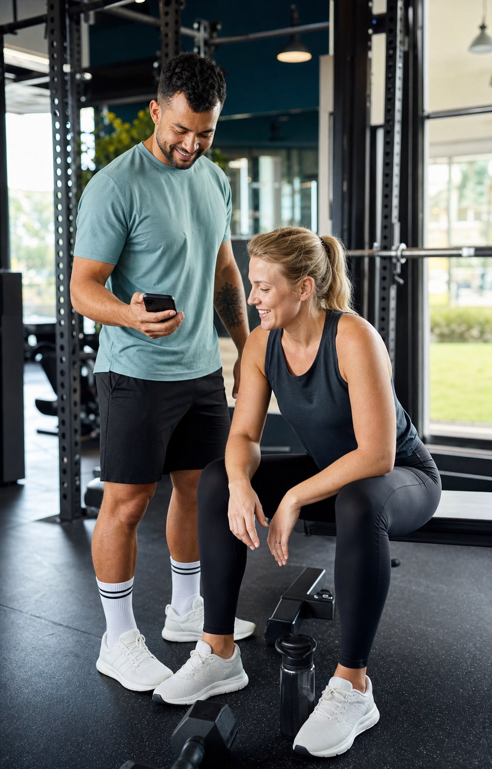 Impressiefoto voor fitnessclub