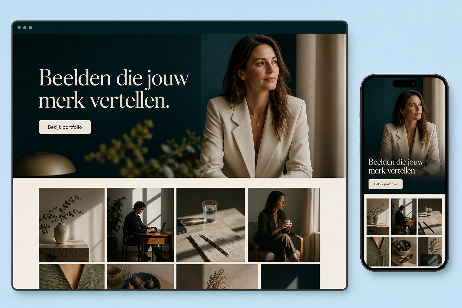 Publieke website voor fotograaf