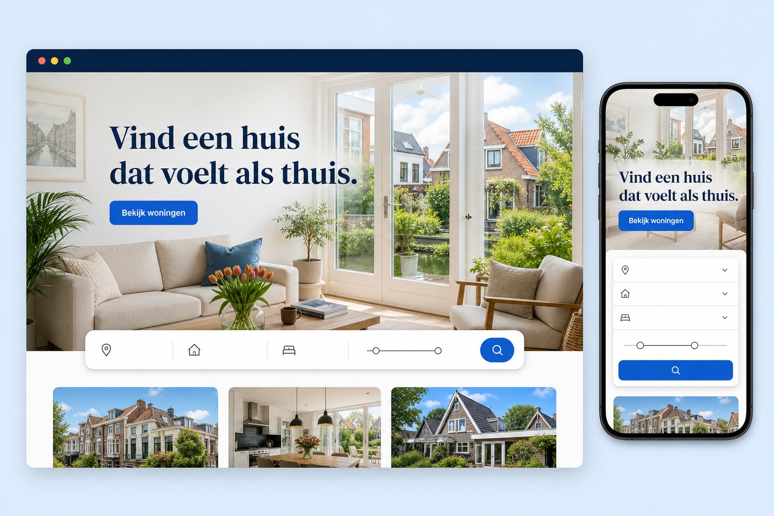 Publieke website voor makelaar