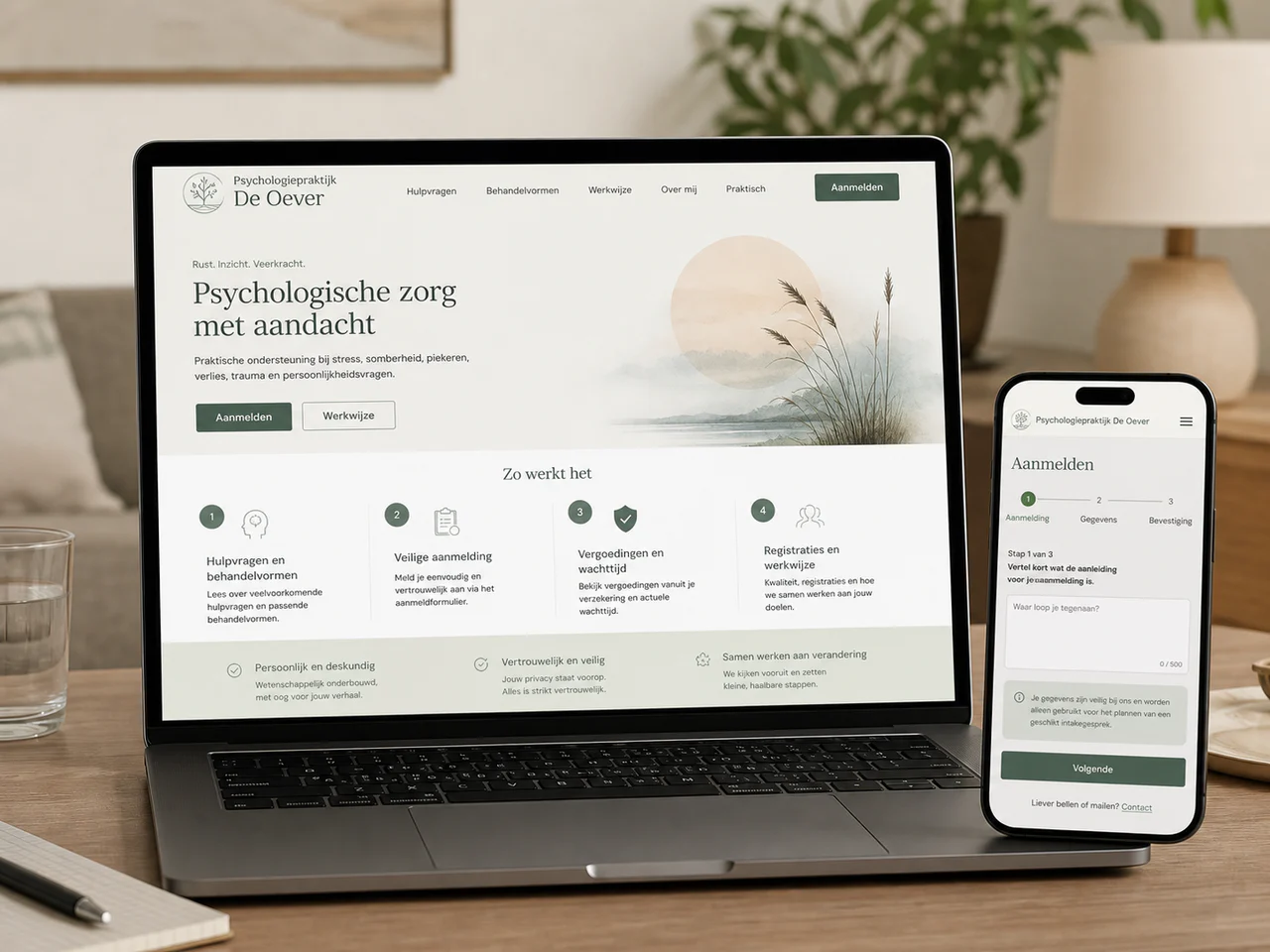 Slimme klantreis voor psycholoog