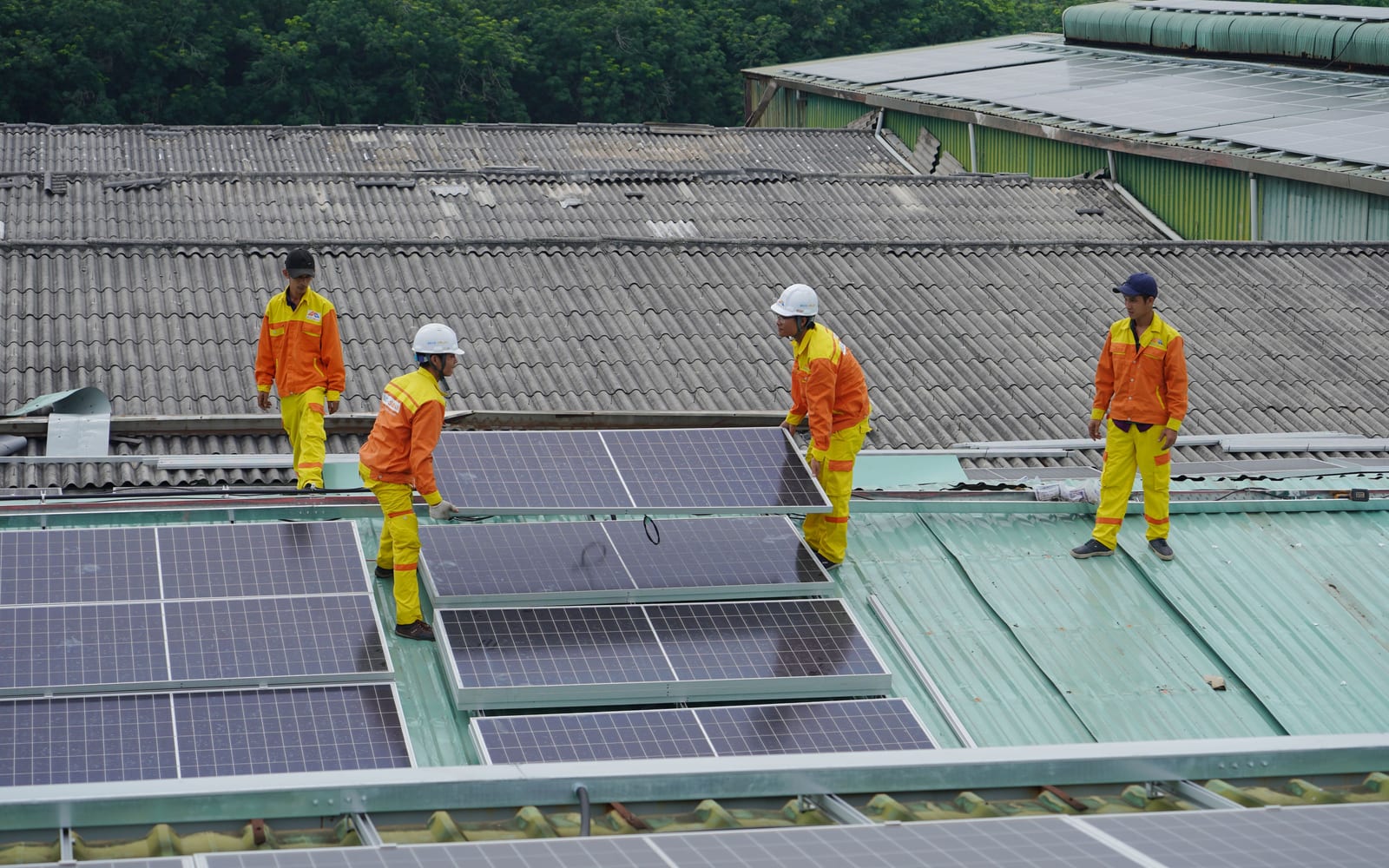 Impressiefoto voor zonnepanelen-installateur