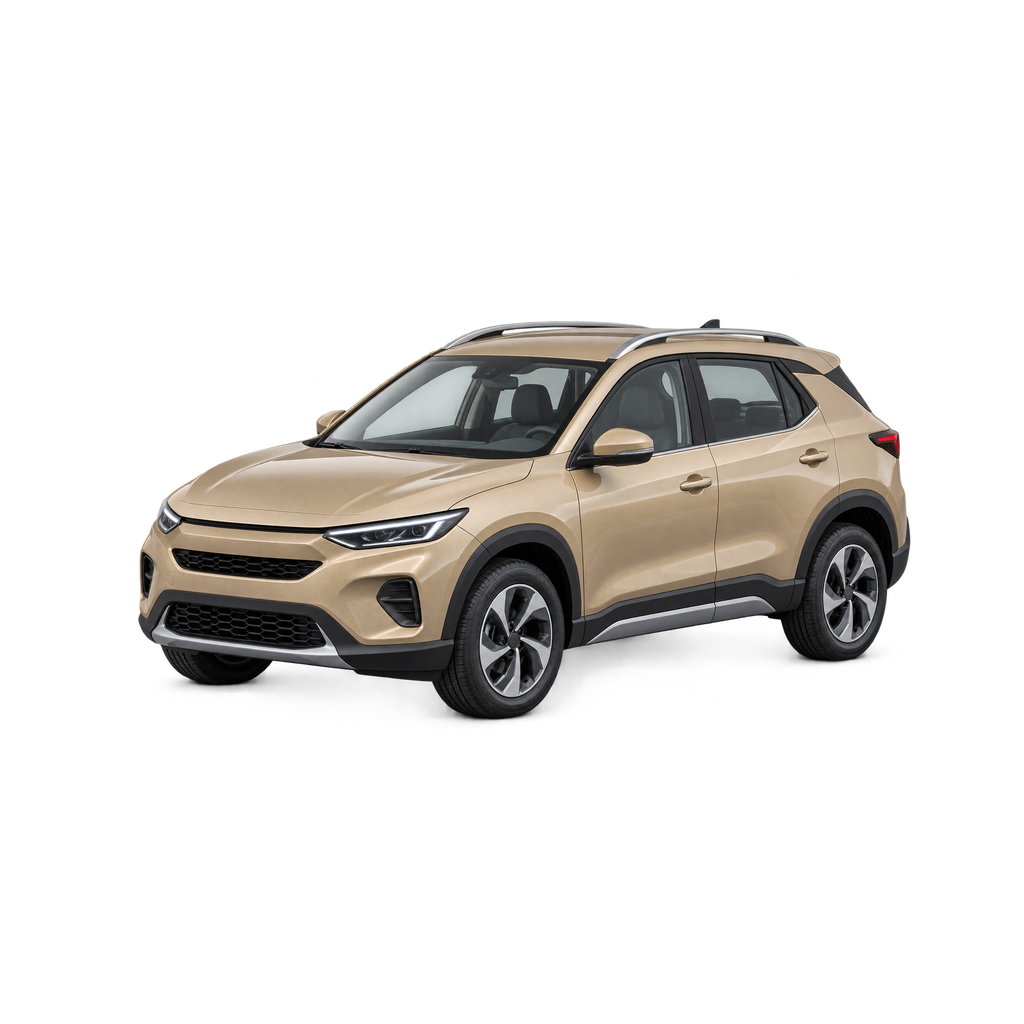 Schaalmodel van een compacte crossover in zandmetallic