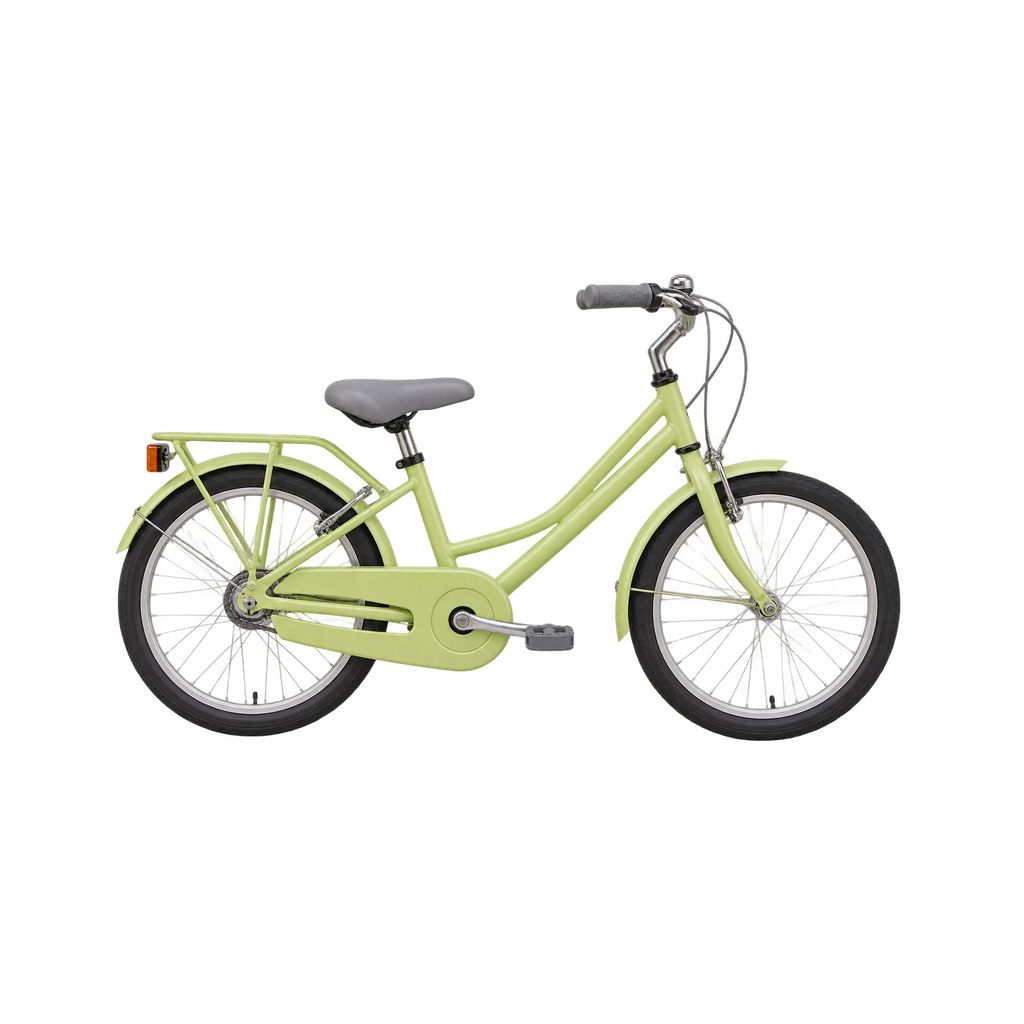 Lichtgroene kinderfiets met wielen van 20 inch