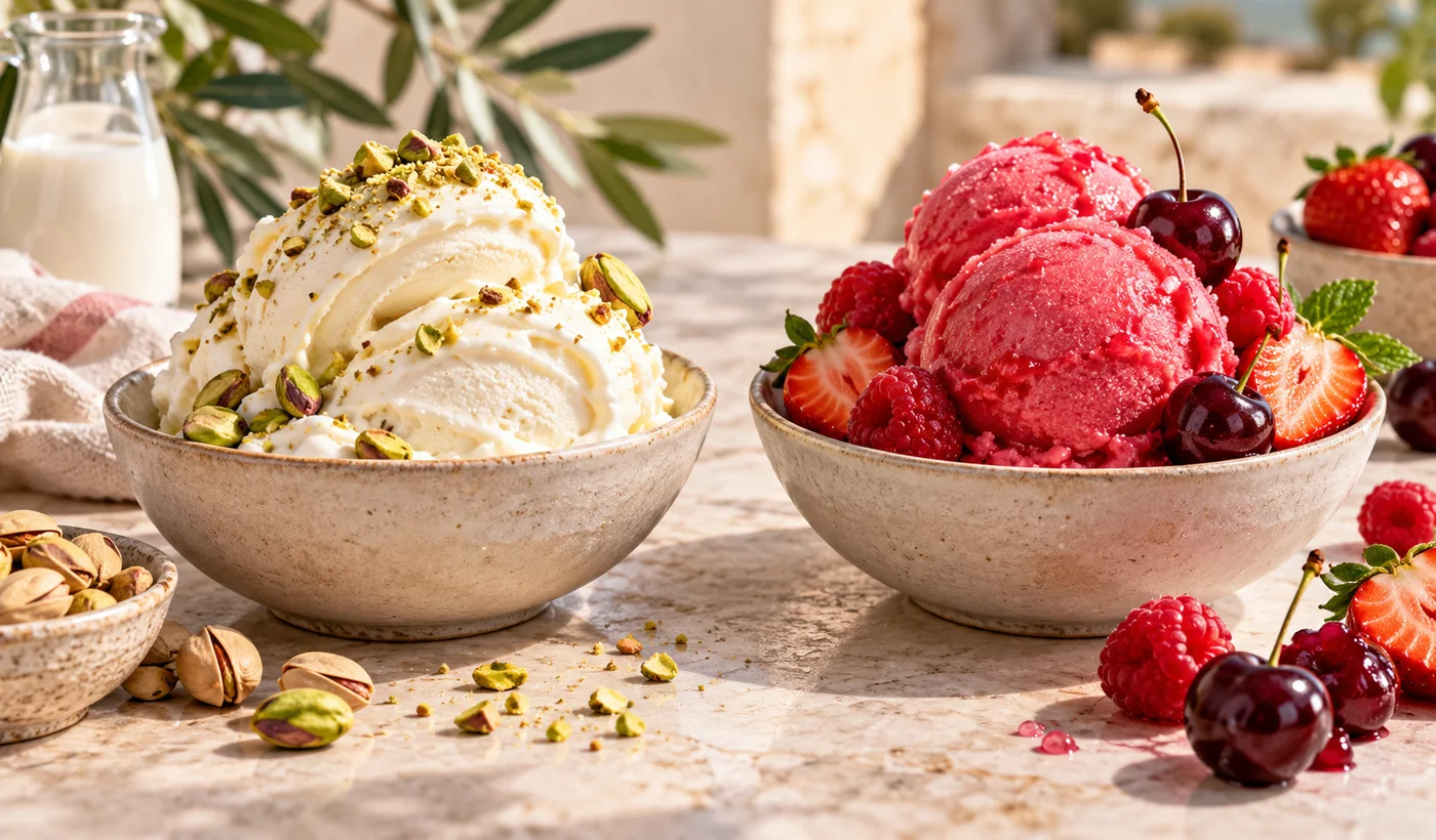 Roomijs of sorbet?