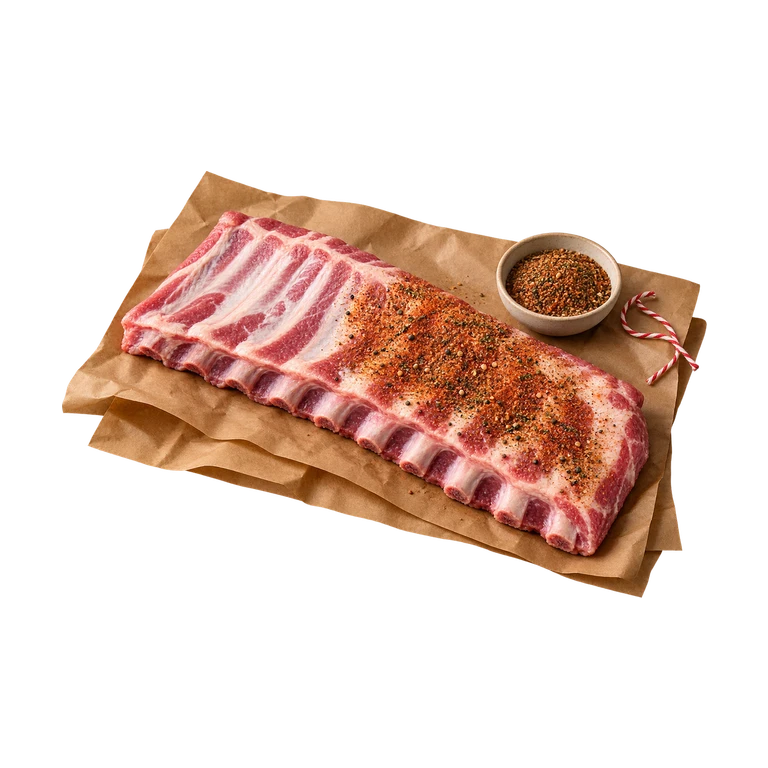 Rek spareribs met kruiden