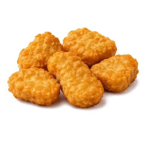 Kipnuggets, gefotografeerd