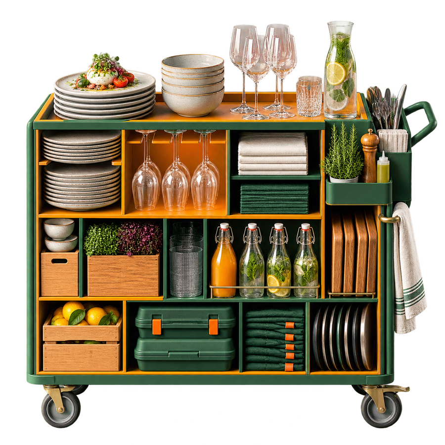 De service in één oogopslag — vakillustratie voor Tafelwerk
